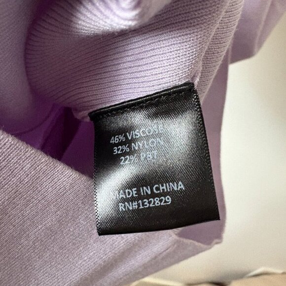 REVOLVE x Michael Costello Naomi Cut Out Knit Midi Dress Dusty Lilac NWT Sz Sm - Picture 9 of 9